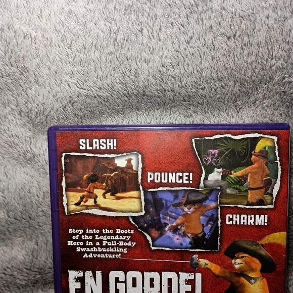 Puss in Boots Microsoft Xbox 360 Complete In Box CIB W/ Manual Tested Working - Picture 4 of 16